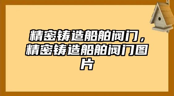 精密鑄造船舶閥門(mén)，精密鑄造船舶閥門(mén)圖片