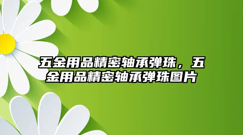 五金用品精密軸承彈珠，五金用品精密軸承彈珠圖片