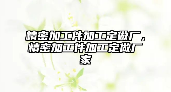 精密加工件加工定做廠，精密加工件加工定做廠家