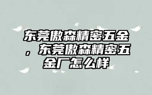 東莞傲森精密五金，東莞傲森精密五金廠怎么樣