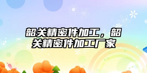 韶關精密件加工，韶關精密件加工廠家