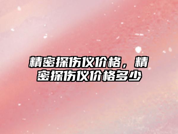 精密探傷儀價格，精密探傷儀價格多少