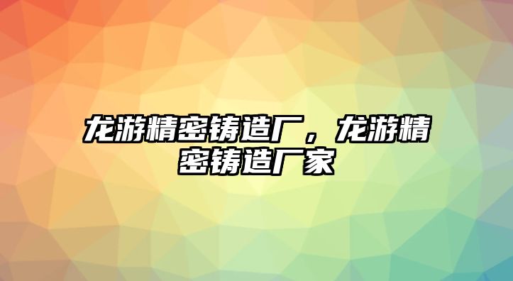 龍游精密鑄造廠，龍游精密鑄造廠家