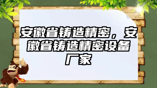 安徽省鑄造精密，安徽省鑄造精密設(shè)備廠家