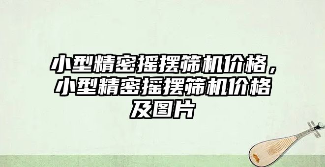 小型精密搖擺篩機價格，小型精密搖擺篩機價格及圖片