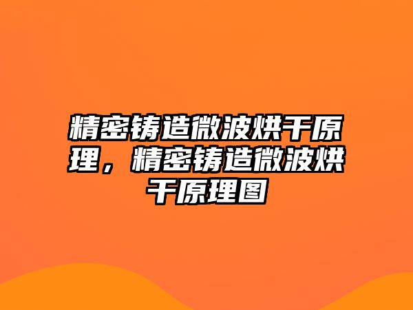 精密鑄造微波烘干原理，精密鑄造微波烘干原理圖