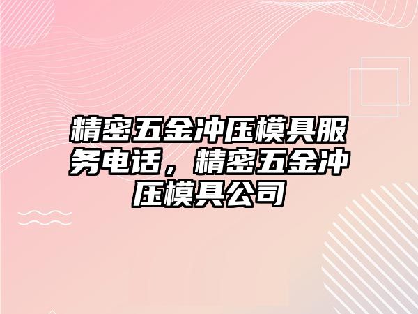 精密五金沖壓模具服務(wù)電話，精密五金沖壓模具公司