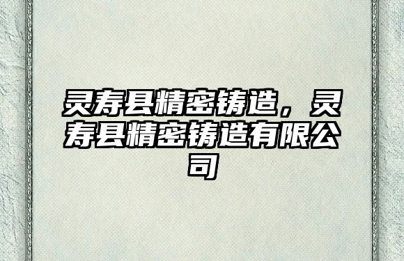 靈壽縣精密鑄造，靈壽縣精密鑄造有限公司