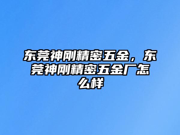 東莞神剛精密五金，東莞神剛精密五金廠怎么樣