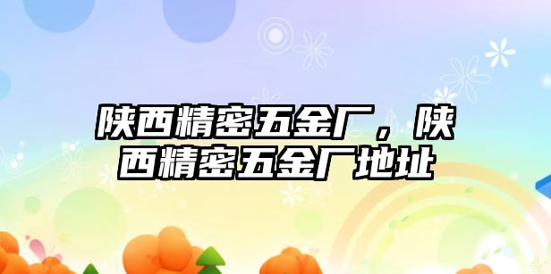 陜西精密五金廠，陜西精密五金廠地址