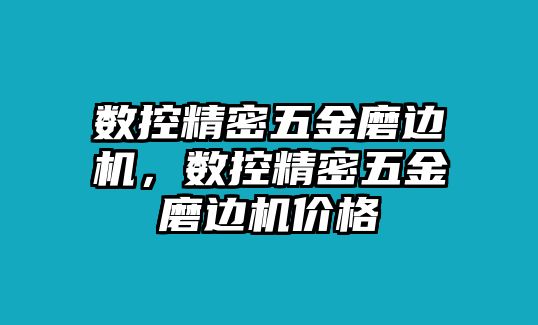 數(shù)控精密五金磨邊機(jī)，數(shù)控精密五金磨邊機(jī)價(jià)格