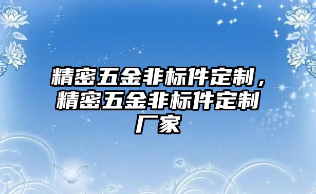 精密五金非標(biāo)件定制，精密五金非標(biāo)件定制廠家