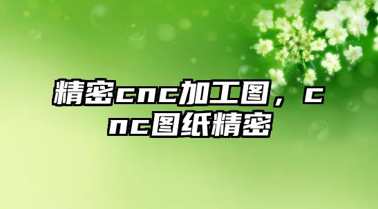 精密cnc加工圖，cnc圖紙精密