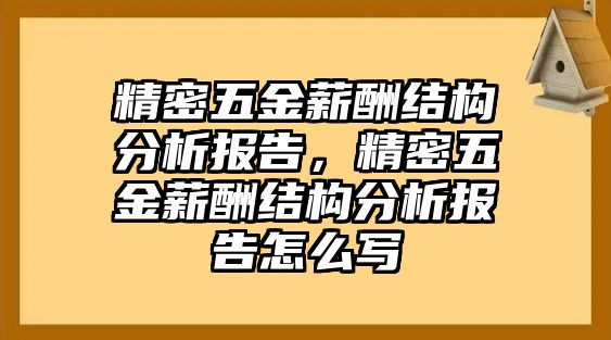 精密五金薪酬結(jié)構(gòu)分析報(bào)告，精密五金薪酬結(jié)構(gòu)分析報(bào)告怎么寫