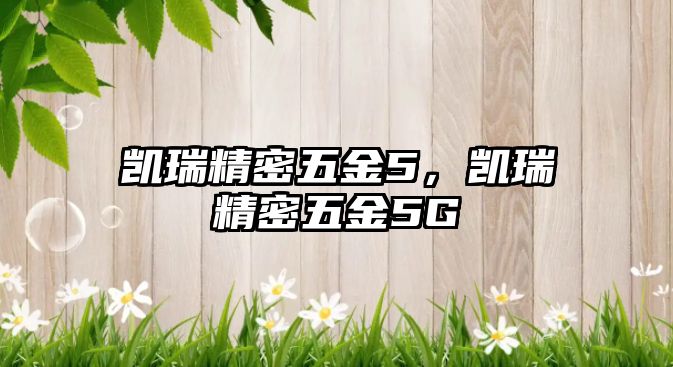 凱瑞精密五金5，凱瑞精密五金5G