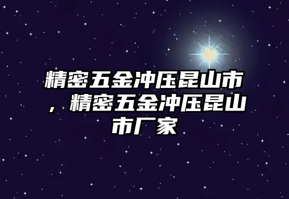 精密五金沖壓昆山市，精密五金沖壓昆山市廠家