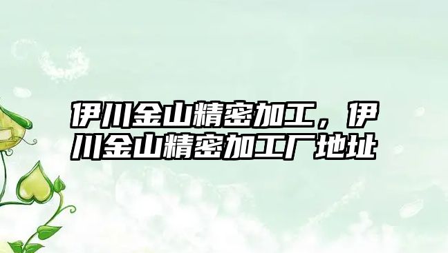 伊川金山精密加工，伊川金山精密加工廠地址