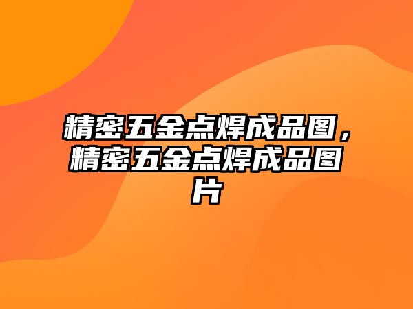 精密五金點焊成品圖，精密五金點焊成品圖片