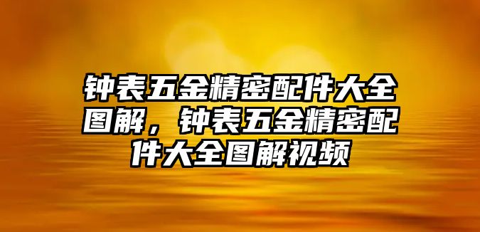 鐘表五金精密配件大全圖解，鐘表五金精密配件大全圖解視頻