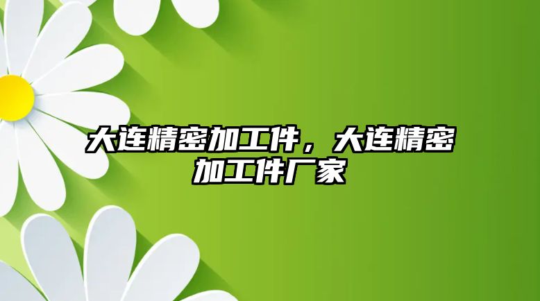 大連精密加工件，大連精密加工件廠(chǎng)家