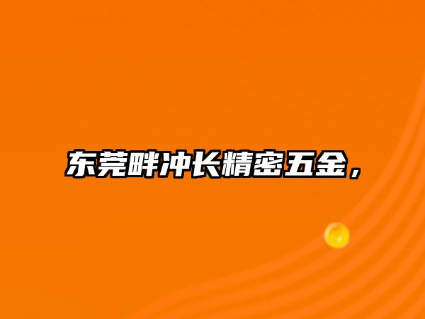 東莞畔沖長(zhǎng)精密五金，