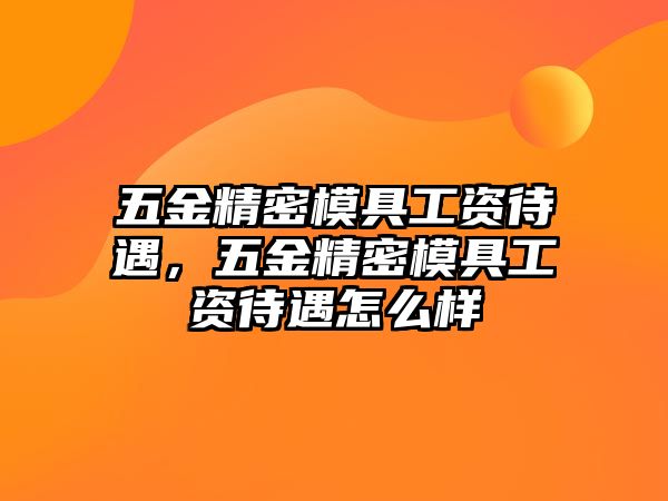 五金精密模具工資待遇，五金精密模具工資待遇怎么樣