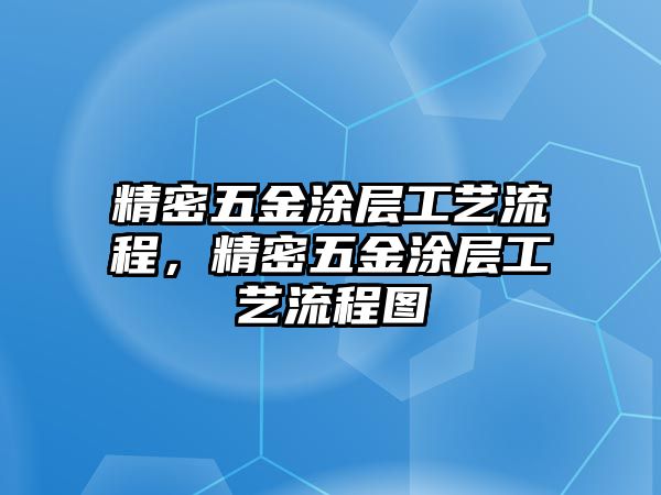 精密五金涂層工藝流程，精密五金涂層工藝流程圖