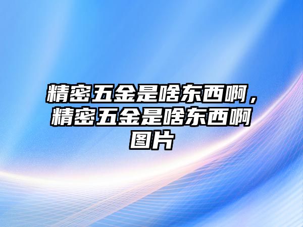 精密五金是啥東西啊，精密五金是啥東西啊圖片